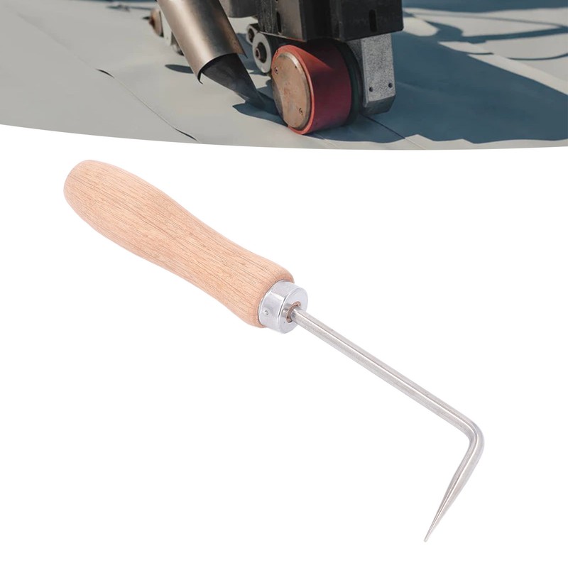 Weld Seam Crochet 6mm Diameter Wood Handle Hot Air Welding