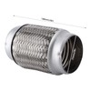 Auto Stainless Steel Exhaust Flexible Pipe Repairing Replacement Tube 150x76mm/6x3in