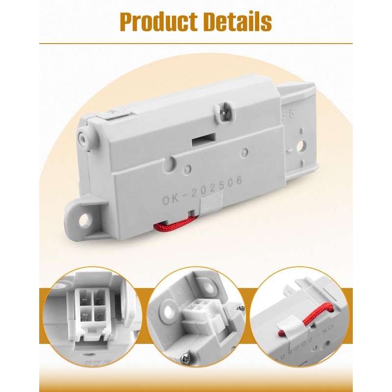 EBF61215202 Washer Lid Switch Assembly Fit for LG/Kenmore Washing Machine,