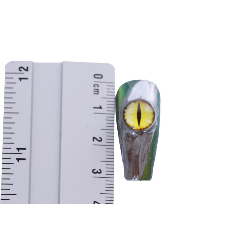PN-021 Press-On Nails Lacquered Pack of 10 Reusable Artificial Premium