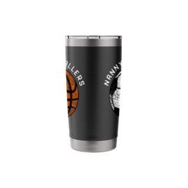Nanny Of Ballers Funny Soccer Basketball Grandma Nanny Stainless Steel Insulated Tumbler