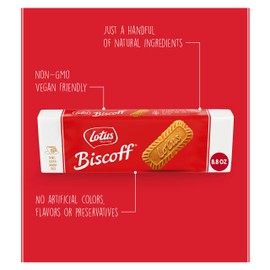 Biscoff Cookies Original Singles Pack (64 Cookies / 17.6 oz Total)