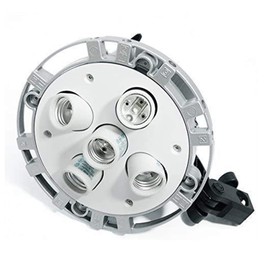 LimoStudio Photo Video Studio 5in1 E26 E27 Five-Hold Socket Tricolor Studio Light Bulb Speeding Lamp Head Multi-Holder, AGG1434