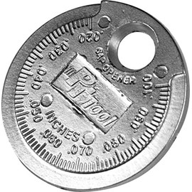 Performance Tool W1906 Small Fishbowl Spark Plug Gap Gauge with Easy-to-Read Markings, Range 020 to 100" (5 to 25 mm) and Tapered Hole Adjustment