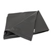 Wind Deflector Bag 100 x 40 cm Black Faux Leather