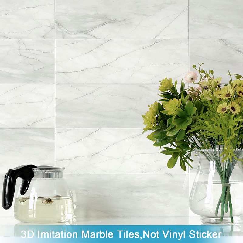 BeNice Peel and Stick Backsplash for Kitchen Tile,Peel and Stick