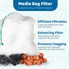 SunGrow Catappa Leaf Filter Bags, 10 Mesh Bags for Carbon