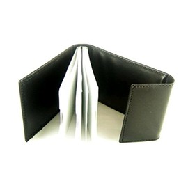 benerini Soft Black Leather Credit Card Holder - Has 18 Credit Card Slots