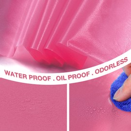 PartyWoo Dark Pink Tablecloth, 54 x 108 Inch Rectangle Party Tablecloth, Plastic Tablecloth for 6 to 8 Foot Table, Plastic Table Cover, Waterproof Tablecloth for Party, Birthday, Wedding (1 PACK)