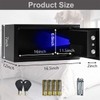 JUGREAT Safe Box with Sensor Light,Electronic Digital Security Safe Steel