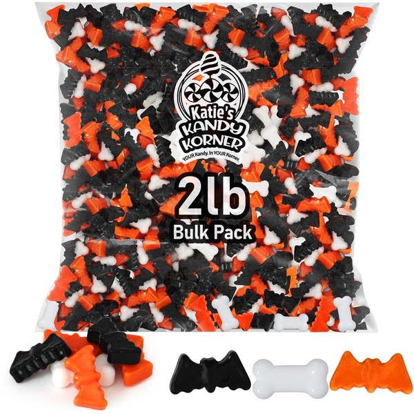 Halloween Candy Bats and Bones Hard Candy, 2 LB pack