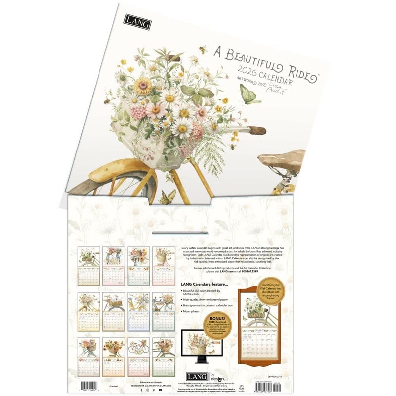 LANG A Beautiful Ride 2026 Wall Calendar (26991002018)