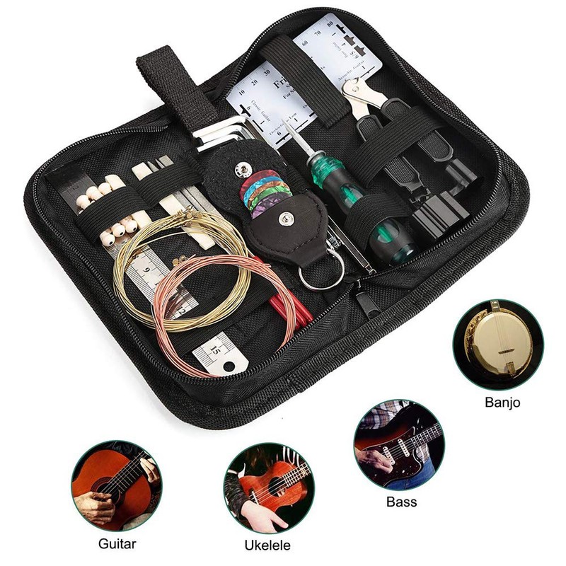 Guitar Maintenance Kit, W006 Guitar Repairing Kit Guitar Care Kit