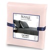 Royale Linens - Sábana encimera de microfibra cepillada, 1800 hilos,