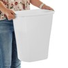 Sterilite 5.5 Gallon Rectangular Wastebasket, Open-top, Medium Sized Trash Can