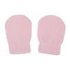 Little Me Cute Pink Striped Bear Newborn/Infant Beanie and Mittens