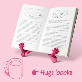 IF The Hands Stand, Hands Free Reading Tablet & Book Holder - Coral