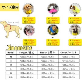 Dog Raincoat, Poncho, Rainy Season Protection, Includes Transparent Hat, Easy to Put On and Take Off, Waterproof, Snowproof, Windproof, Breathable, Lightweight, For Walking, Small / Medium / Large Dogs (XL)