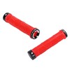 FIFTY-FIFTY Double Lock-On Mountain Bike Grips, Bicycle Handlebar Locking Grips,