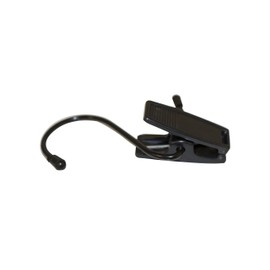 NAHANCO 610BBH 4 1/2" Boot Clip Hanger, Black, Black Plastic Clip (Pack of 100)