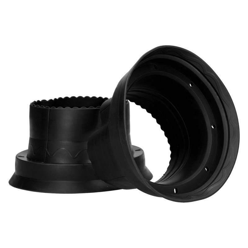 2pcs Audio Loud Speaker Waterproof Cover Mount Adapter Pad Insulation