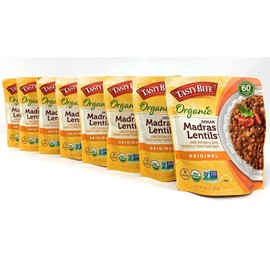 Madras Lentil Tasty Bite Organic Indian Madras Lentils,10 Ounce (Pack of 8)