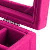 AIMALL Velvet Earring Jewelry Display Hanger Organizer Box Holder Storage