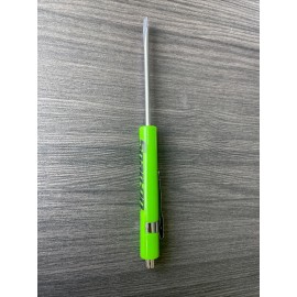 Snap-on Snap On Tools Hi-Vis Green Pocket Screwdriver with Clip And Magnet NEW🔥🔧