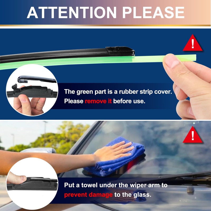 3 wipers Replacement for Acura MDX 2015 2016 2017 2018