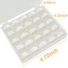 New brothread 25pcs White 60S/2 (#90) Sewing Thread Sewing Thread