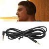 Replacement Headphone Cable, Sound Control Buttons, 3.5mm to 2.5mm Male