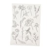 6pcs Clear Stamps Innovative Decorative Flower TPR Clear Stamps for