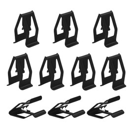 Wevdn 10 PCS Dashboard Trim Clips, Metal Retainer Dashboard Panel Trim Clip Fastener, Front Console Dash Retainer Clips Replacement for Most Vehicles, Interior Car Accessories