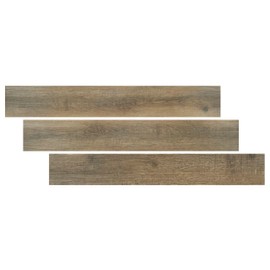 MSI 12.01 in. x 47.24 in. x 1.25MM Luxury Vinyl Flooring Stair Tread Eased Edge Trims, Waterproof Stair Tread Eased Edge, Use with McKenna Collection, 3.9 Linear feet, Brown