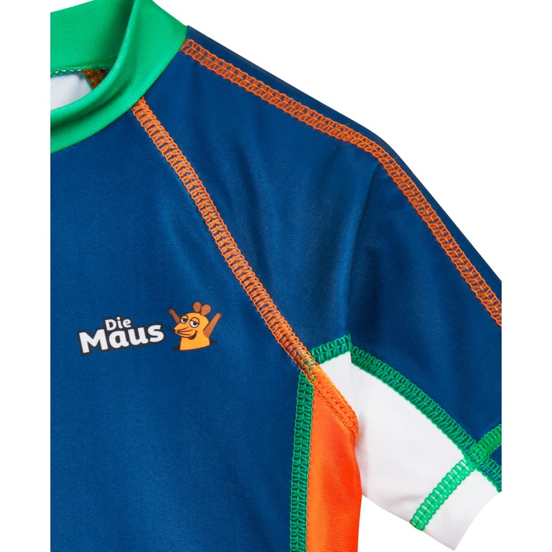 Playshoes Boys 2-Piece Rash Guard Set, The Mouse Pirate, 110