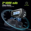 ‎Robustrue Cordless Impact Wrench 1/2 550Nm 2800RPM 2x4.0Ah Battery for
