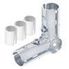 eoere 12 Sets 90 Degree 3 Way Cross Pipe Connector
