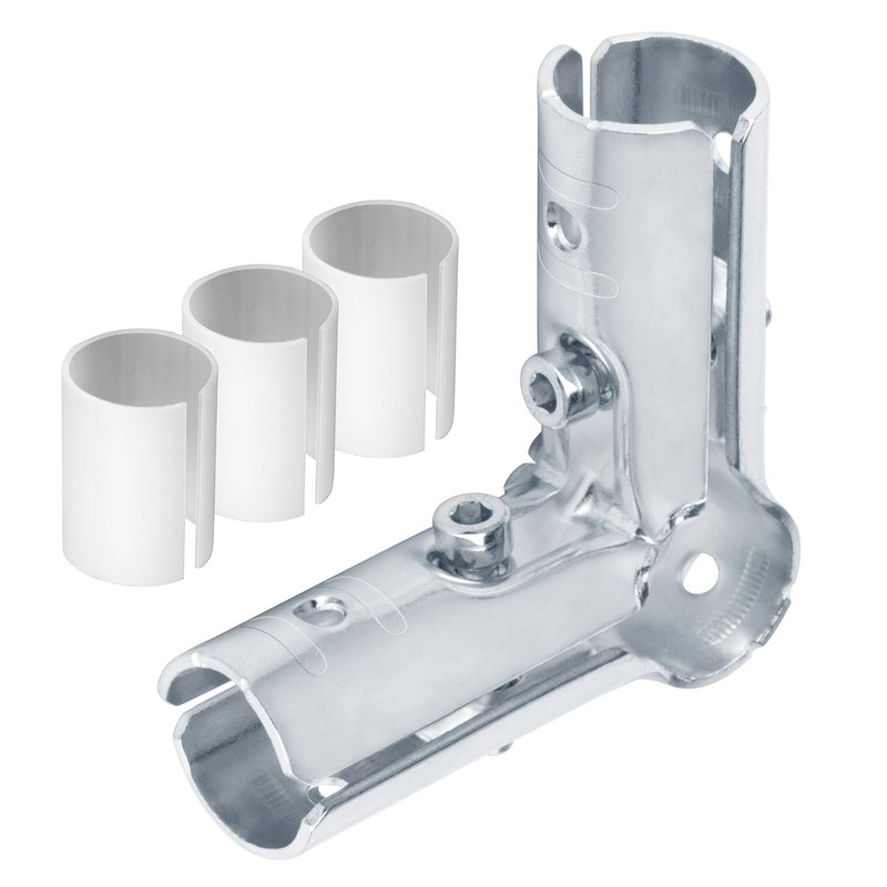 eoere 12 Sets 90 Degree 3 Way Cross Pipe Connector