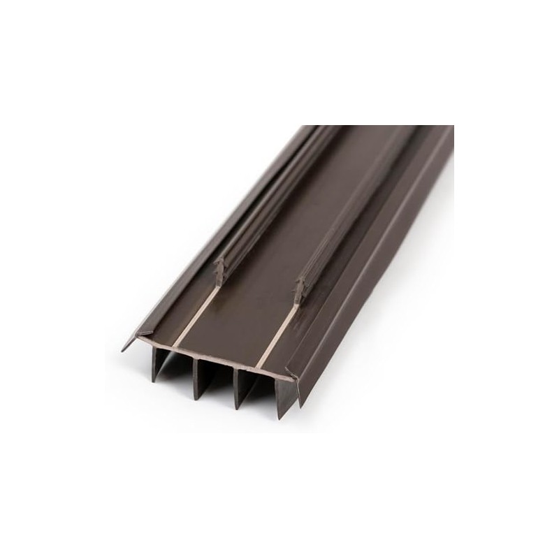 Vinyl Replacement Under Door Seal, Door Bottom with Fins for