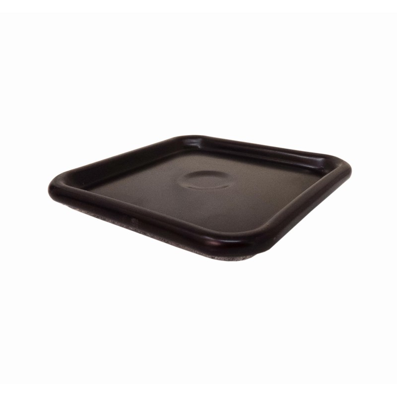 softtouch 1 3/4" Square Carpeted Bottom Furniture Caster Cups, Protect