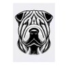 'Chinese Shar-Pei' Temporary Tattoo - Water Resistant, Skin-Safe, Non-Toxic Transfer