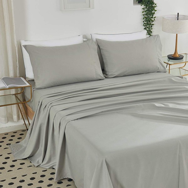AKK Queen Bed Sheet Set - Ultra Soft Microfiber Fitted