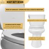 Bath Royale Slow Close Toilet Seat Round BR283-00 Heavy Duty