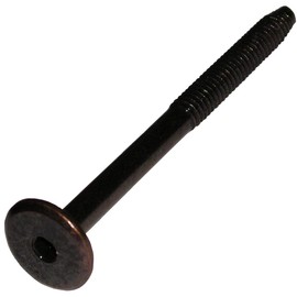 1/4" - 20 TPI x 80mm (3.15" ≈ 3-5/32") Hex Drive Button 17mm Diameter Head Furniture Bolts Dark Bronze Finish (5 Pieces)…