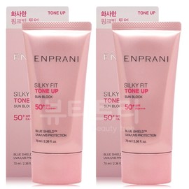Enprani Silky Fit Sunblock 70ml + 70ml / 엔프라니 실키핏 선블록 70ml + 70ml
