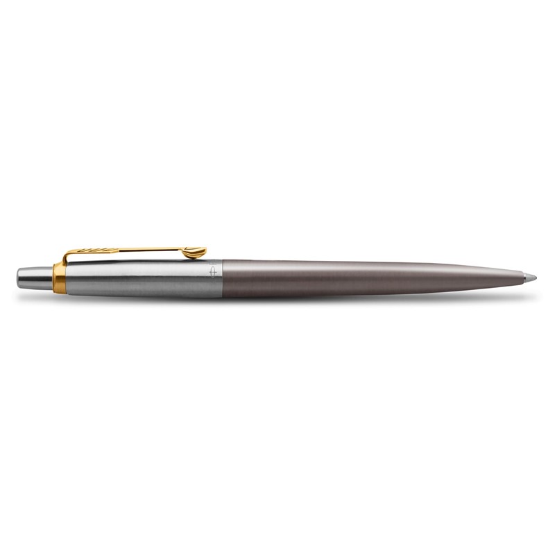 Parker Jotter Ballpoint Pen | Grey Lacquered with Gold Trims