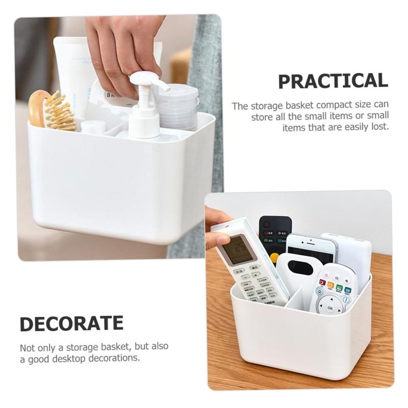 Mikinona Portable Bathroom Storage Basket Shower Toiletry Holder Home Organizer