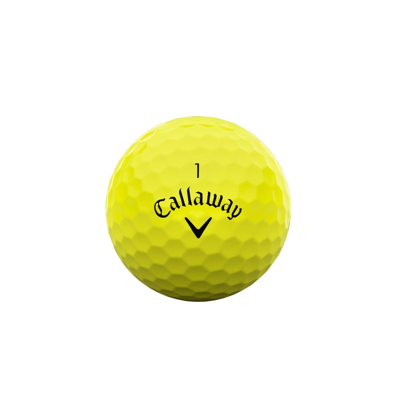 Callaway Golf Warbird Distance + Golf Ball 2025, Yellow