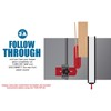 Thin Jig Precise Thin Ripping Guide, Stainless Steel Table Saw