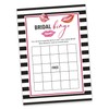 Inkdotpot 50 Striped kiss the miss good bye Bingo Game